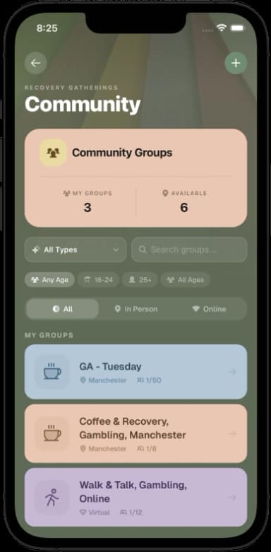 Community screen